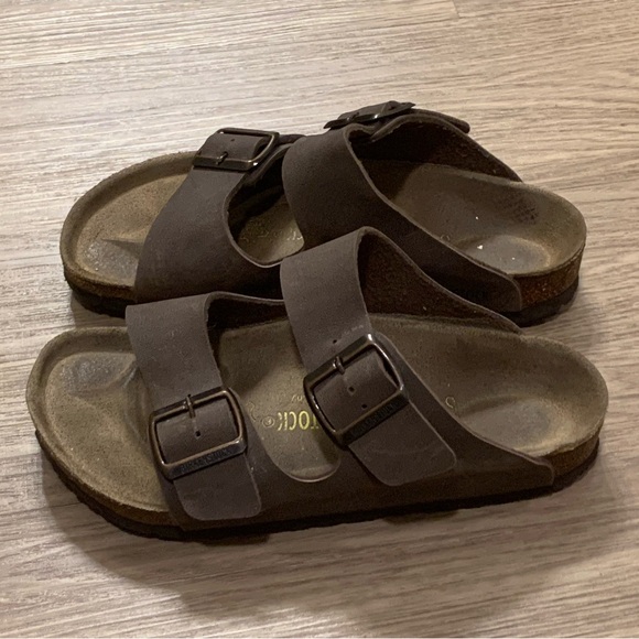 Birkenstock Arizona Birko-Flop Slide Sandal Brown Size 36 - Picture 4 of 14